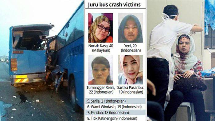 7 TKW Indonesia Tewas Akibat Kecelakaan Maut di Malaysia, Ini Fotonya