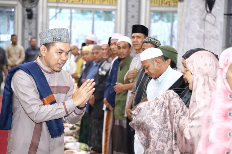 Bersama Kadis DP2KBP3A Inhil, Pj Bupati Inhil Ajak Masyarakat Jaga Kondusifitas Jelang Pilkada