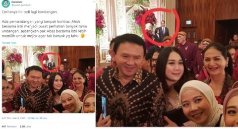 Ahok dan Anies Datang ke Pesta Pernikahan, Fotonya Jadi Sorotan