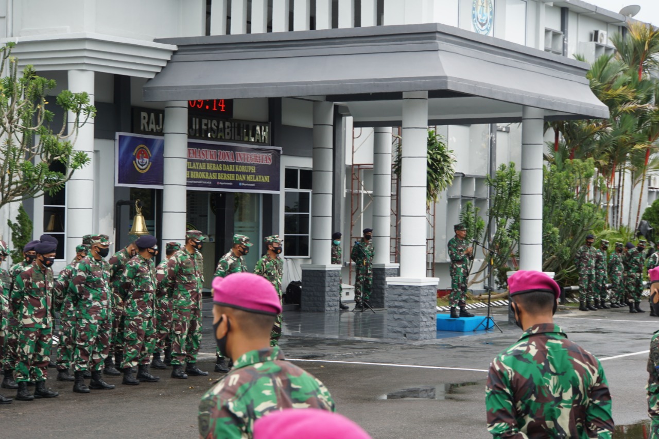 Aspers Kasal Berikan Pengarahan Prajurit dan PNS TNI AL Se-pulau Bintan