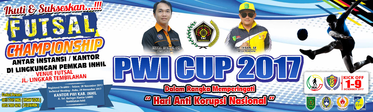 PWI Cup 2017, Hadiah Puluhan Juta. Buruan Daftar!
