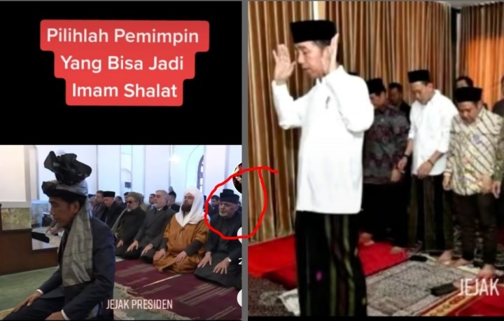 Momen Jokowi Jadi Imam Shalat, Presiden Afghanistan Ghani Pernah Jadi Makmum