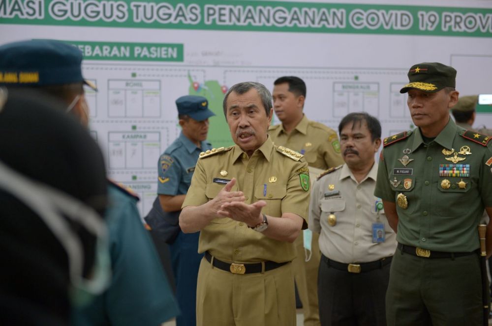 ODP Covid-19 di Riau Capai 10.678 Orang, 105 Pasien Dalam Pengawasan Petugas Kesehatan