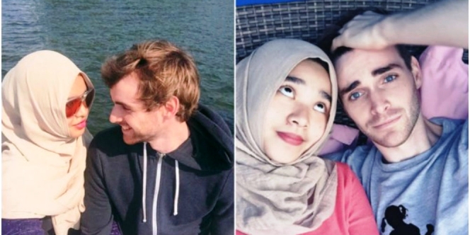 Kisah-kasih Cinta Bule Tampan dengan Muslimah Indonesia Ini Buat Kagum Netizen