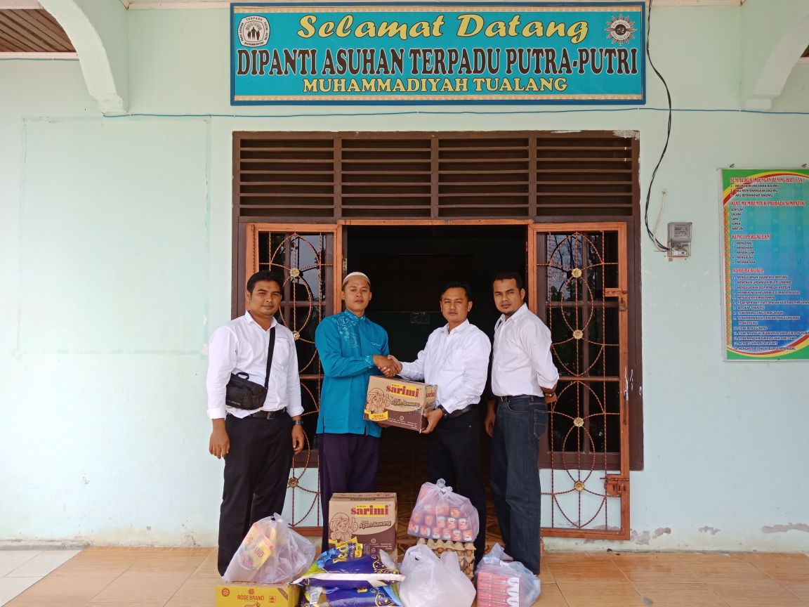 Kasat Narkoba Polres Siak, Kunjungi Panti Asuhan Muhammadiyah di Tualang Perawang 