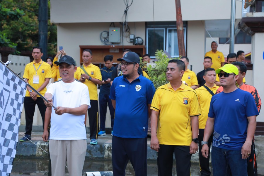 Ketua DPRD Inhil Iwan Taruna Hadiri Karhutla Fun Run 2025