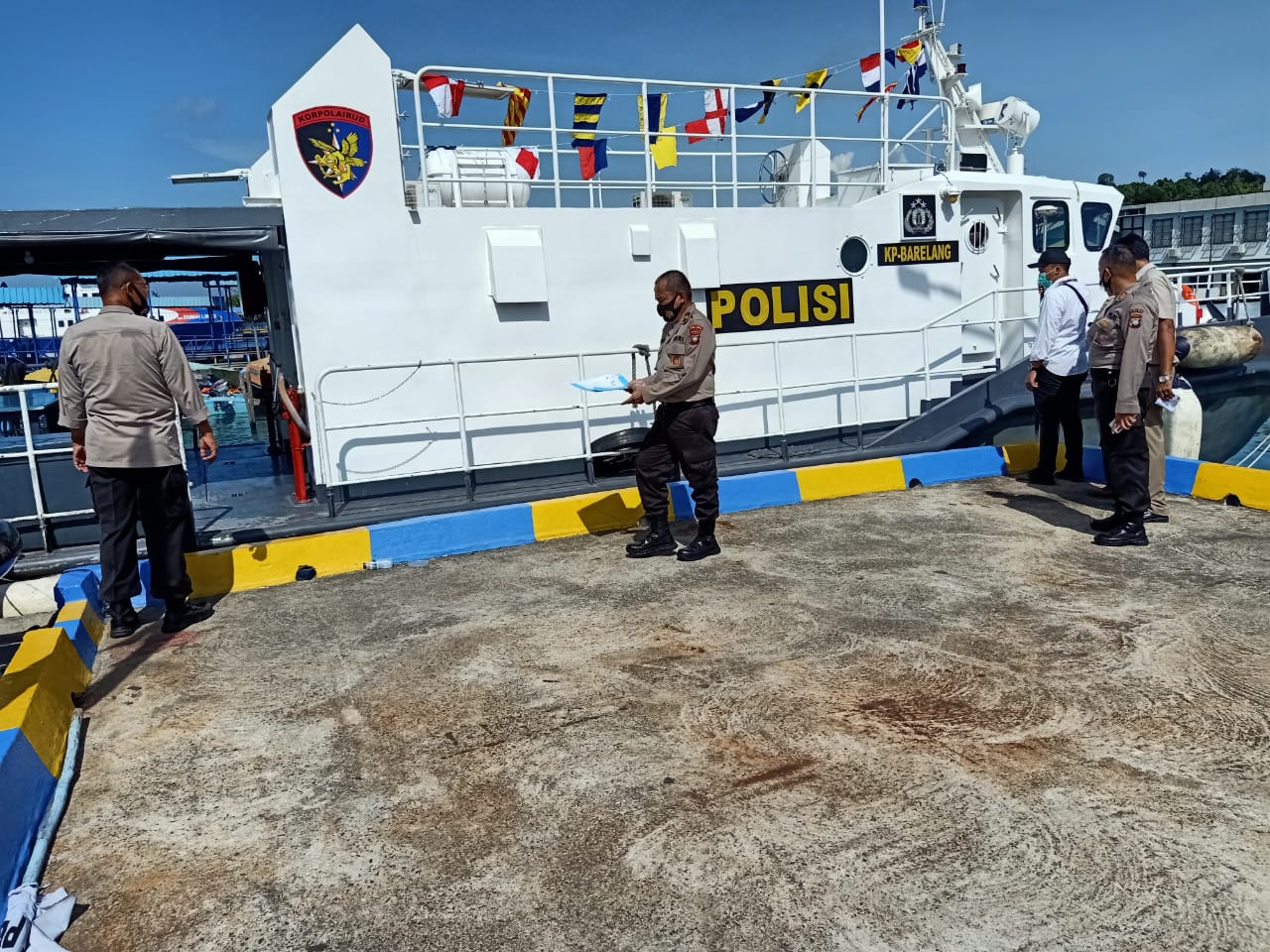 Pengukuran Lahan Mako Dit Polairud Polda Kepri