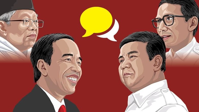 Jokowi Ungguli Prabowo dengan Selisih 16,9 Juta Suara