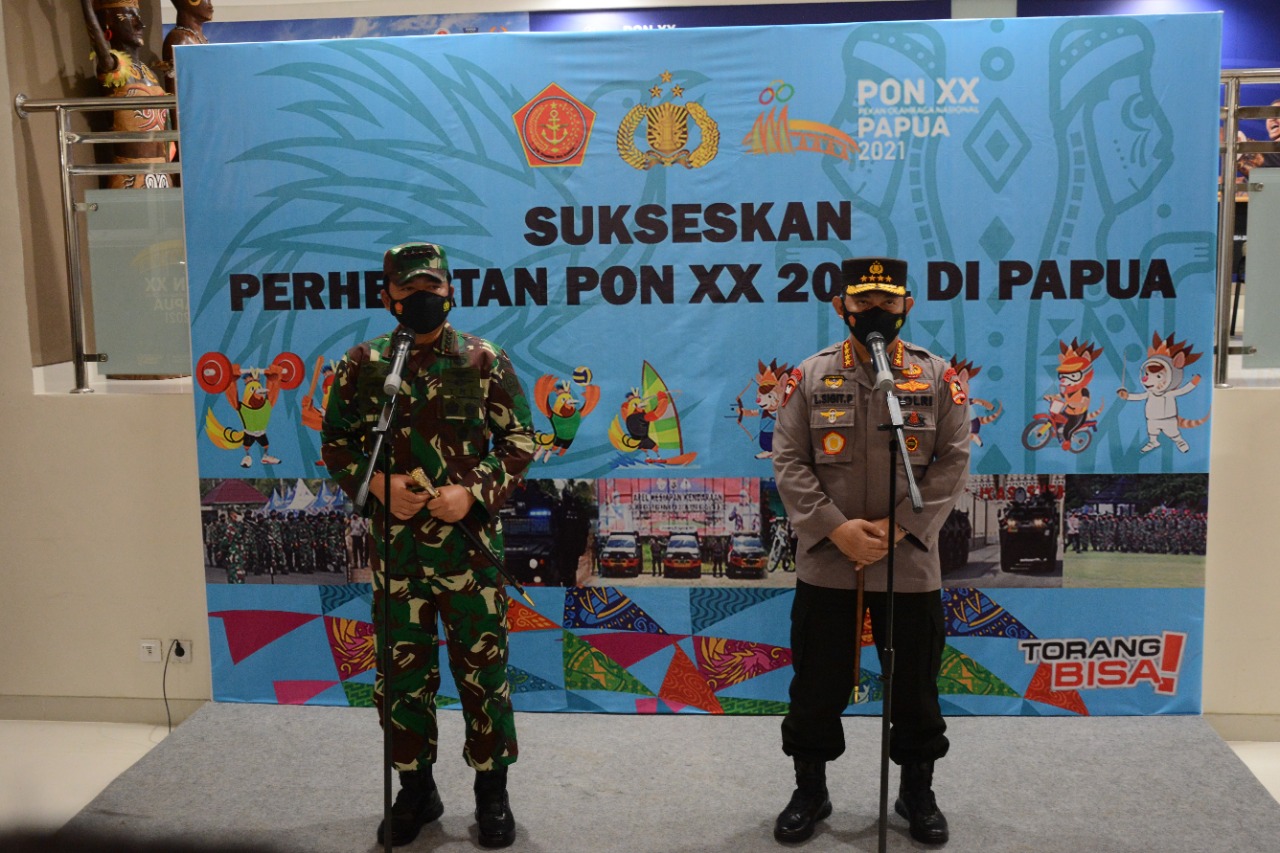 Cek Kesiapan Akhir, Panglima TNI Didampingi Pangdam XVII/Cenderawasih Tinjau Pengamanan PON XX
