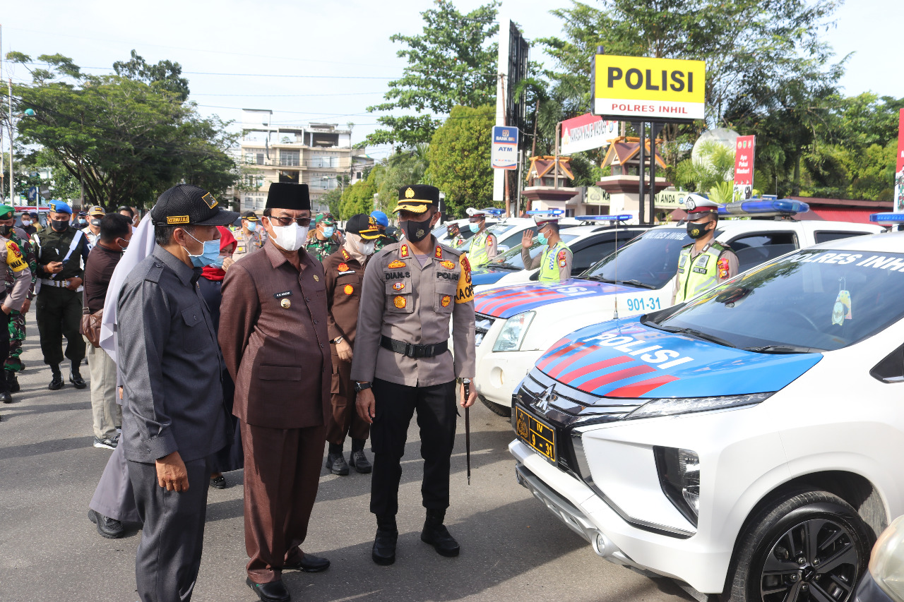 Polres Inhil Siagakan Pasukan Lilin Lancang Kuning