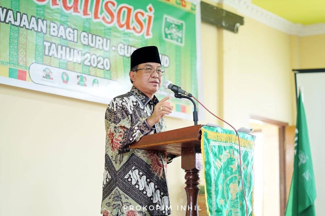 Bupati Inhil HM Wardan Hadiri Sosialisasi Keaswajaan