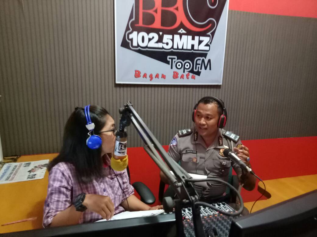 Polres Rohil Sosialisasi Operasi Patuh Siak 2017 Melalui Radio