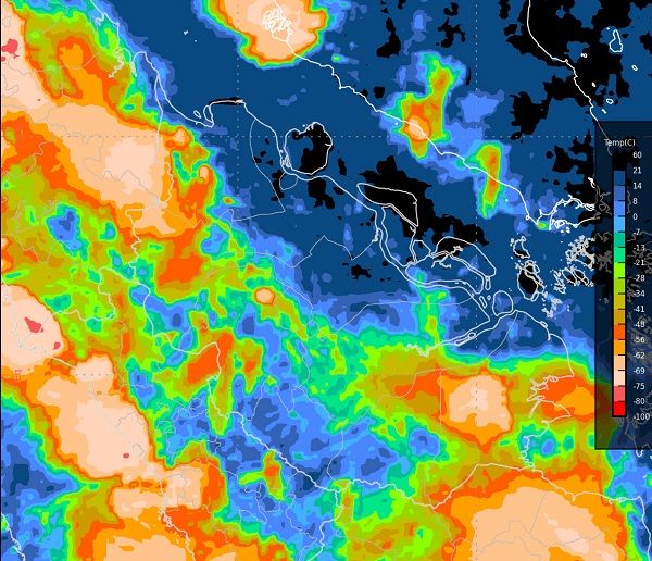 Malam Ini Sebagian Wilayah Riau Bakal Diguyur Hujan