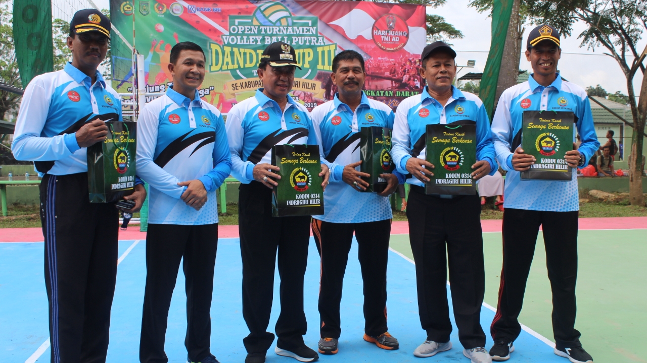 Open Turnamen Volly Ball Putra Dandim Cup III Tahun 2019