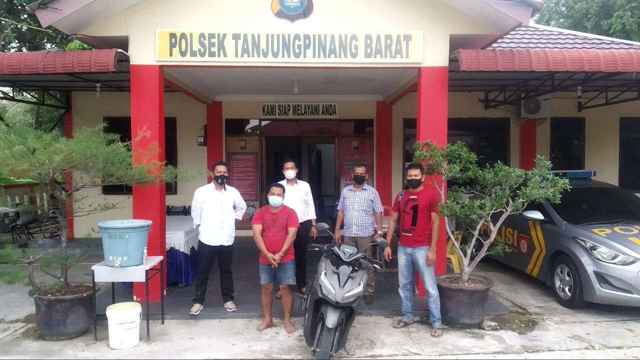 Berhasil Lolos di Tanjung Uban, Pelaku Curanmor Berhasil di Amankan di Tanjungpinang