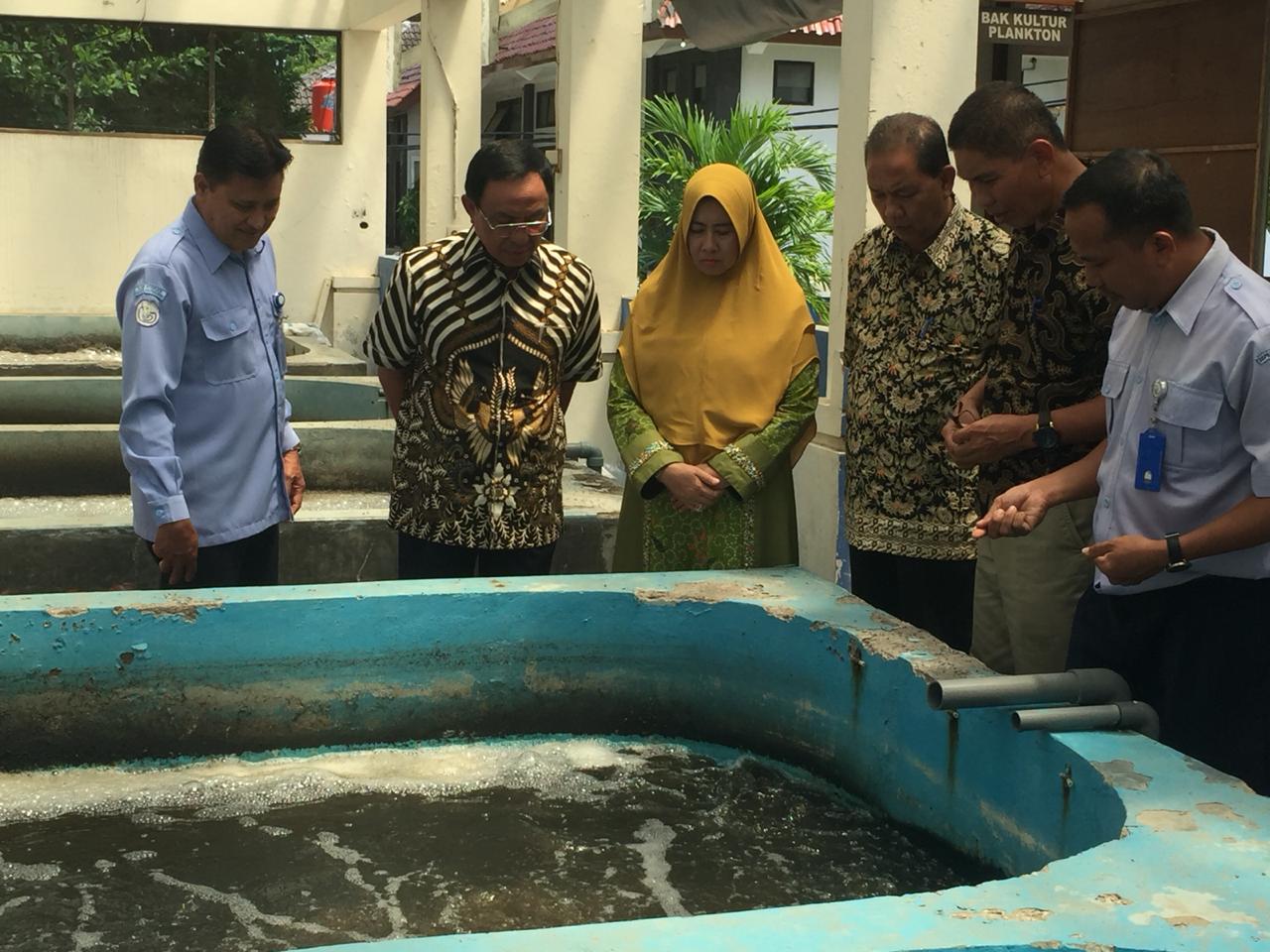 Upaya Pengembangan Perikanan Budidaya Air Payau, Bupati Inhil Kunker ke BBPBAP Jepara, Jawa Tengah
