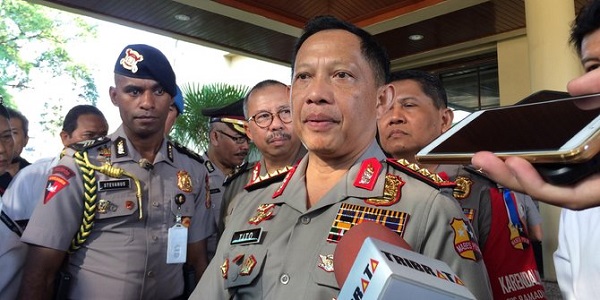 Kapolri Tito Karnavian Tinjau Lokasi Penyerangan di Polda Riau