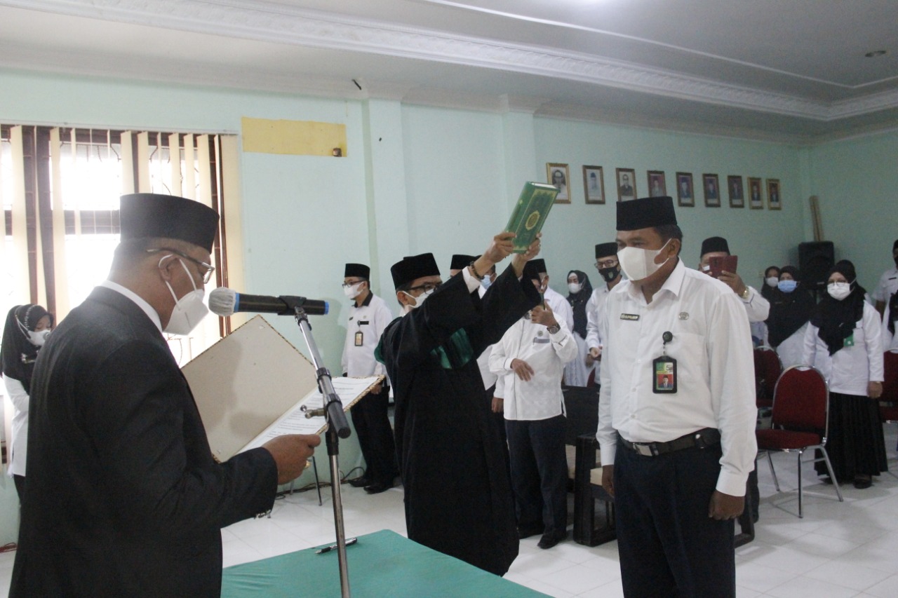Kasubbag TU Kemenag Inhil Dilantik