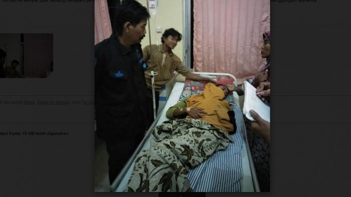 Televisi Disambar Petir, Farid Tak Sadarkan Diri