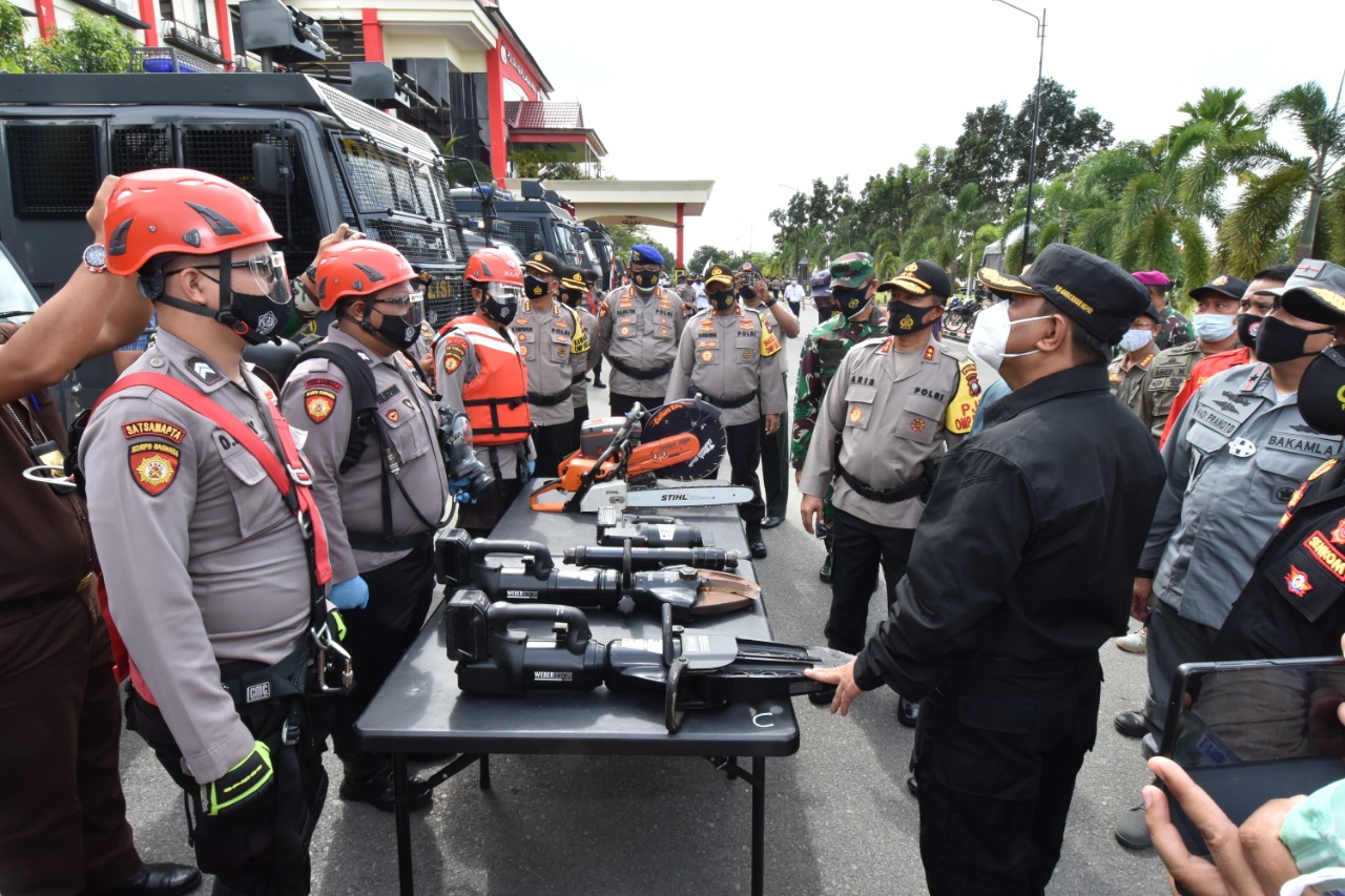 Apel Kesiapan Penanganan Bencana Alam di Wilayah Hukum Polda Kepulauan Riau