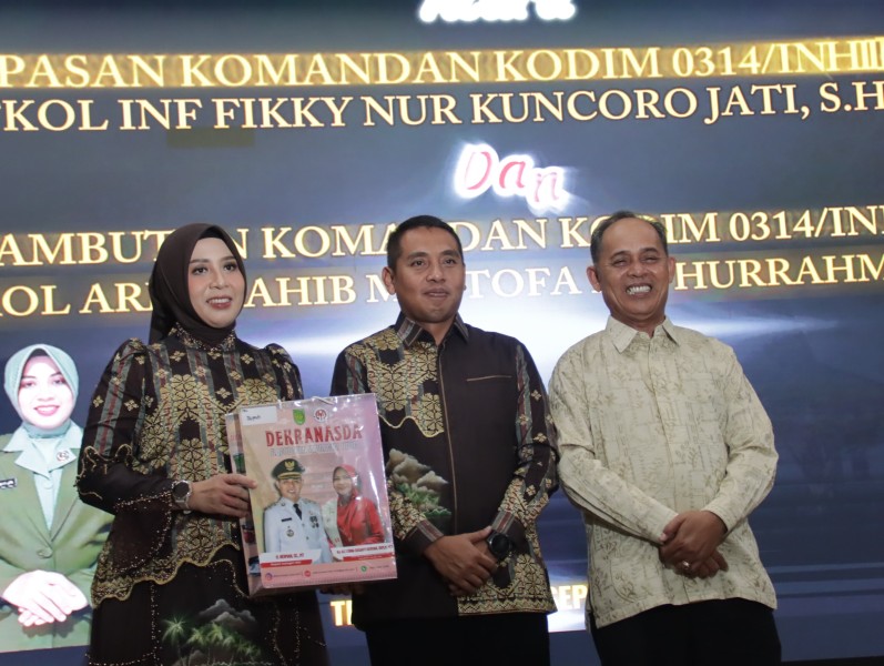 Bupati Inhil Herman Apresiasi Pengabdian Dandim Lama dan Sambut Dandim Baru Kodim 0314/Inhil