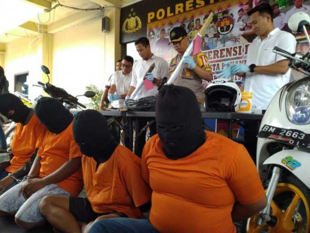 4 Anggota Geng Motor Pelaku Pengeroyokan Polisi Berhasil Diamankan