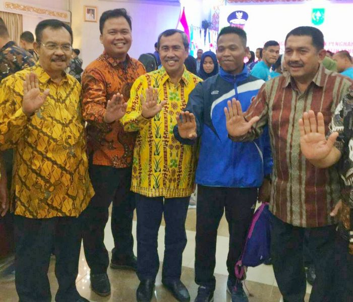 Atlit Petanque Riau Turut Menerima Bonus