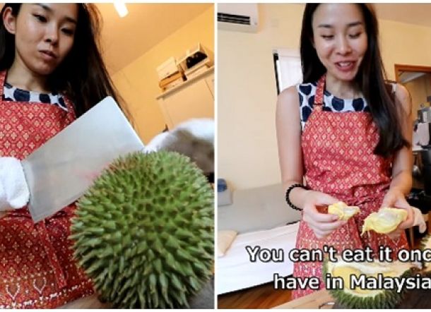 Gadis Jepang ini Kecanduan Durian Usai Mengunjungi Malaysia untuk Liburan
