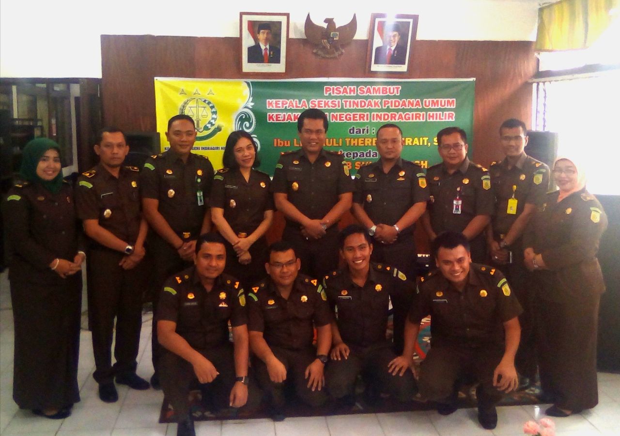 Pisah Sambut Kasi Pidum Kejaksaan Negeri Inhil Berlangsung Penuh Keakraban 