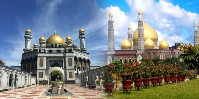 Empat Masjid di Indonesia ini Desainnya Mirip Luar Negeri