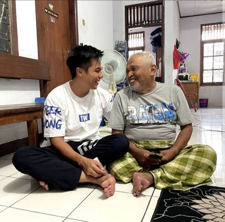 Temui Kakek Suhud Arif, Baim Wong : Saya Sampai Malu Sendiri