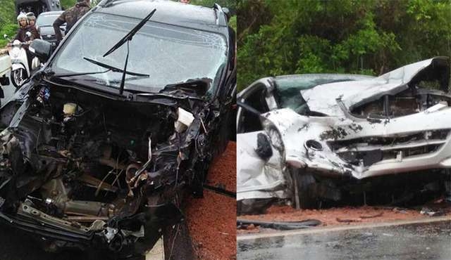 Foto Kecelakaan Maut Anggota DPRD vs Protokol Pemkab