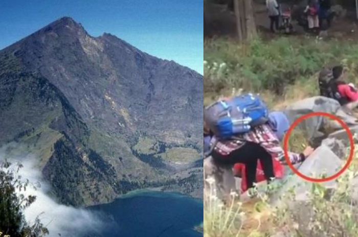 Pendaki Wanita Ini Terekam Lakukan Aksi Vandalisme di Gunung Rinjani, Videonya Viral