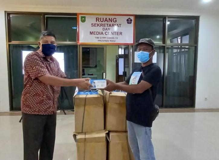 Pemprov Riau Terima Bantuan 10.000 Masker