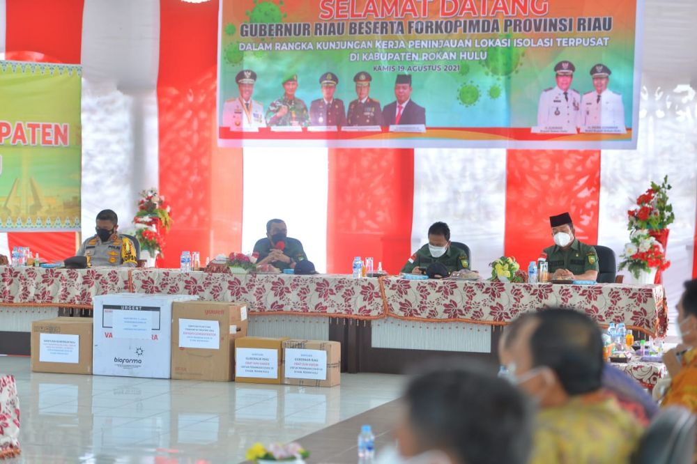 Tren Covid-19 Menurun, Gubri Ingatkan Mengenai Pentingnya Isolasi Terpusat