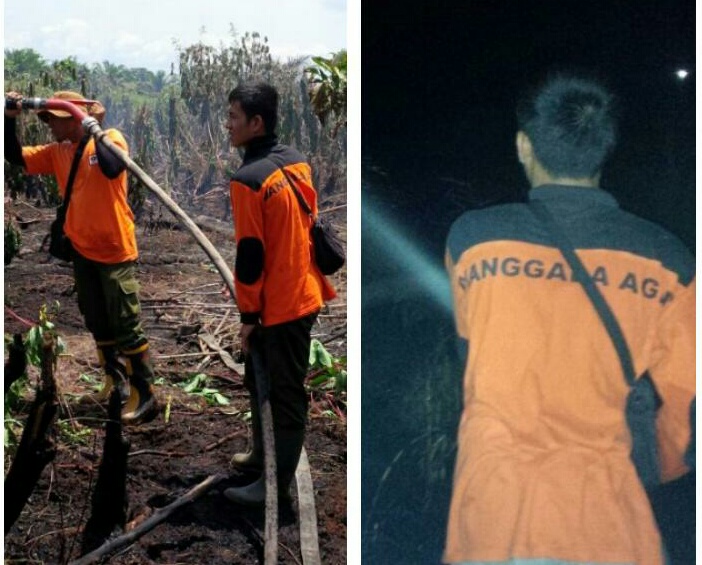 Dua Hektar Lahan Gambut di Inhu Terbakar