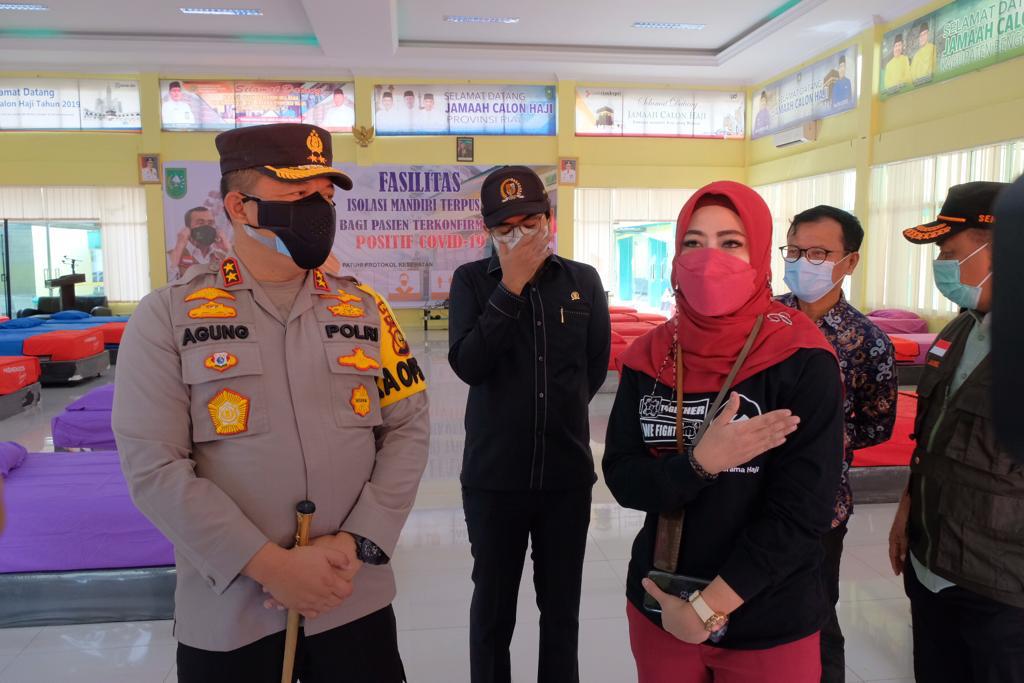 Tinjau Isoter Asrama Haji, Kapolda Riau : Tetap Semangat Ini Tugas Yang Mulia.