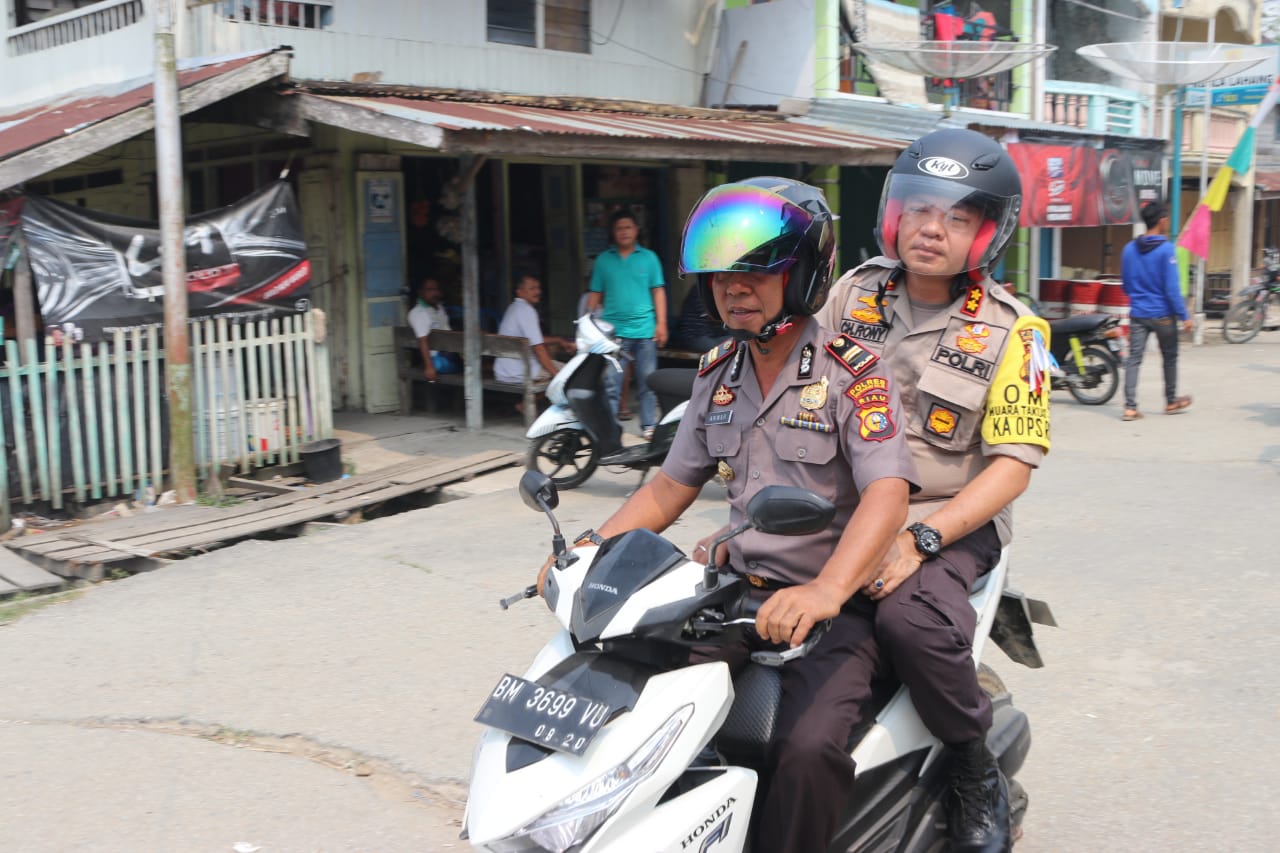 Kapolres Inhil Sambangi Polsek Gaung, Ini Arahannya