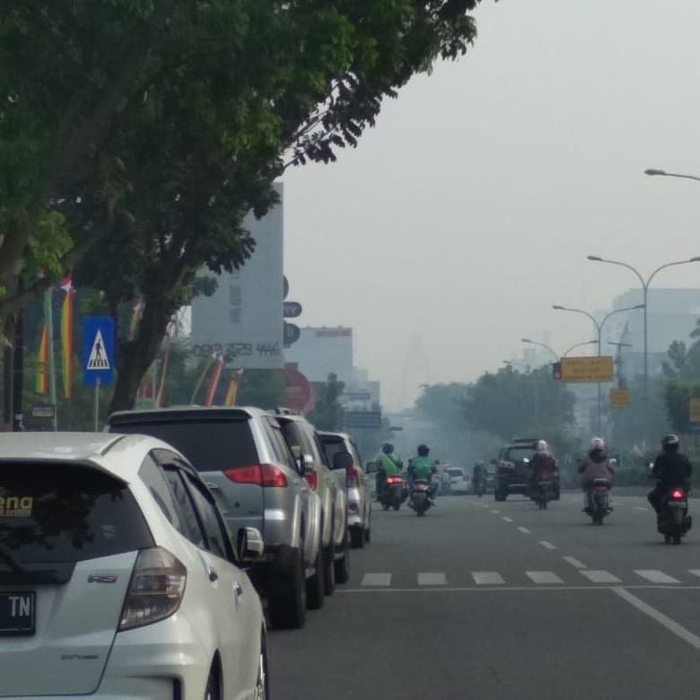 Hotspot Terpantau, Jarak Pandang Menurun