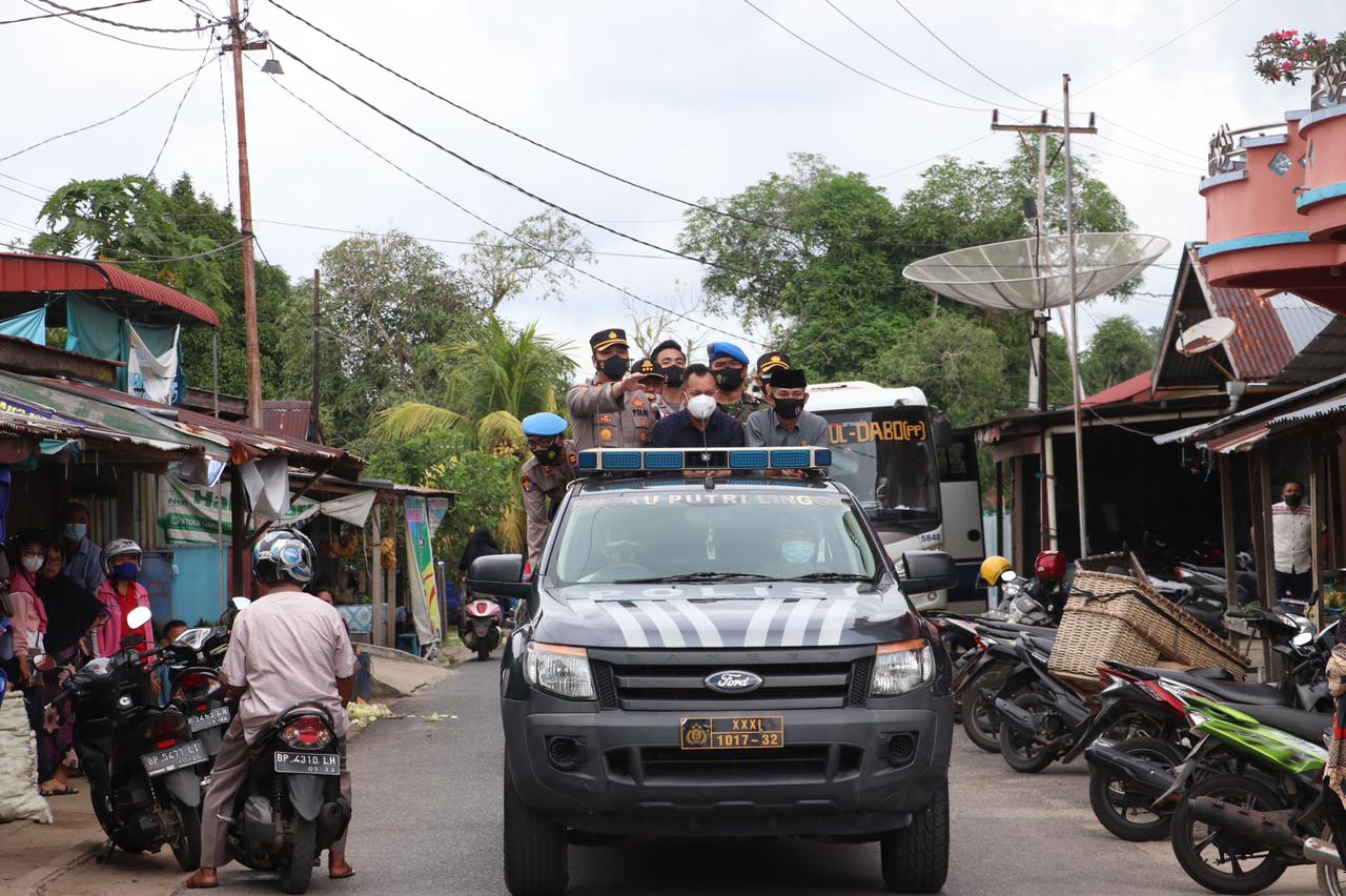 Sinergitas Luar Biasa, Polres Lingga Gelar Apel Pelaksanaan Operasi Ketupat Seligi 2021