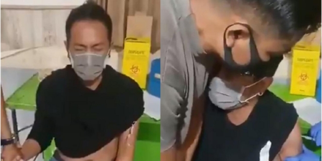 Pria Ini Malah Baca Doa Qunut dan Ayat Kursi Karena Takut Jarum Suntik