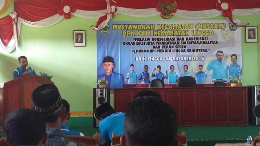 Safaruddin Terpilih Secara Aklamasi Jadi DPK KNPI Kecamatan Lingga