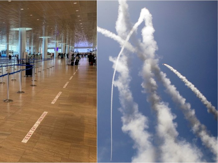 Langit Dipenuhi Roket, Sejumlah Maskapai Batalkan Penerbangan ke Israel