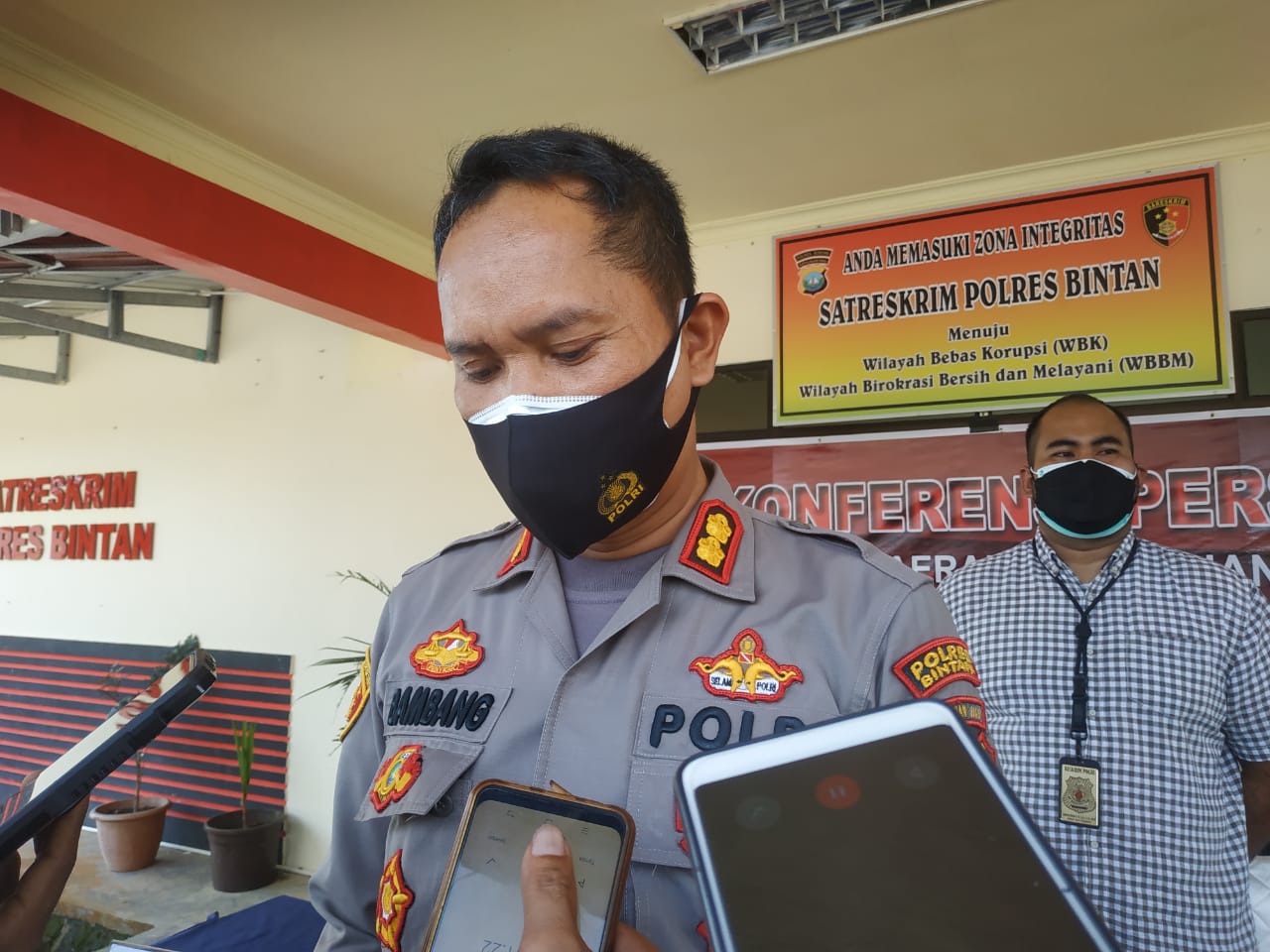 Kapolres Bintan Apresiasi Kinerja Insan Pers Selama Menjabat