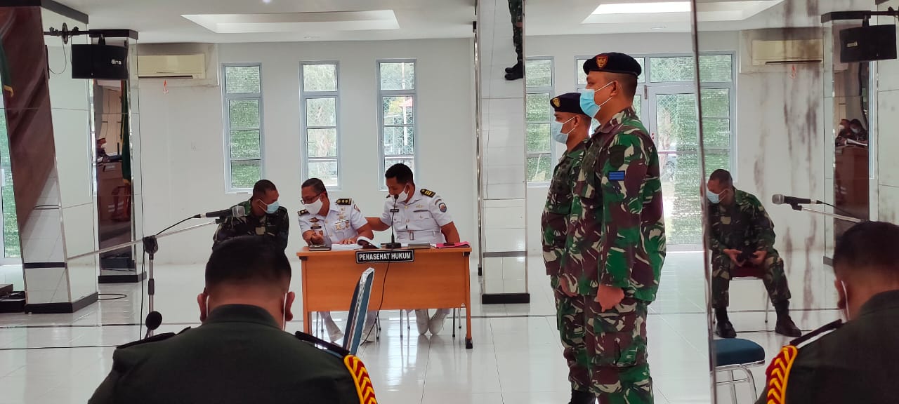 Dilmil  I-03 Padang Gelar Sidang di Lantamal IV Tanjungpinang