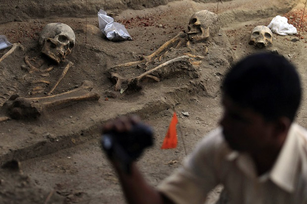 Lebih dari 100 Kerangka Manusia Ditemukan di Kuburan Massal Sri Lanka