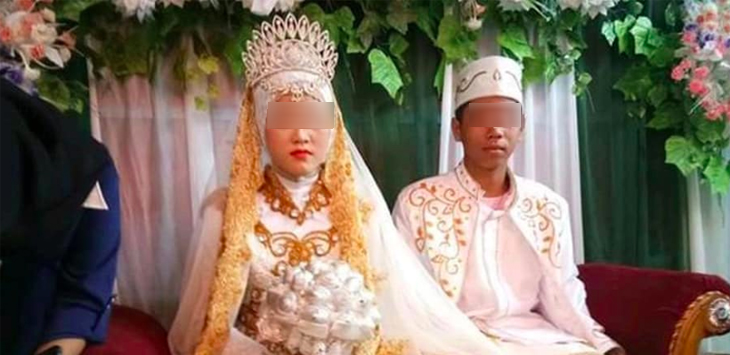 VIRAL... Pernikahan Anak SD dan SMP di Paringin, Sempat Tidur di Hutan