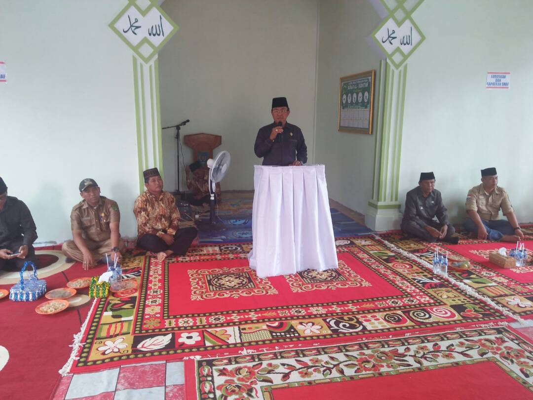 Bupati Wardan Resmikan Surau Al - Hidayah di Kecamatan Keritang