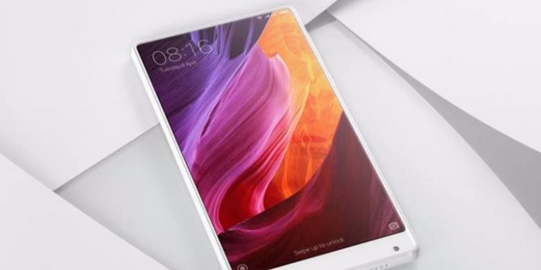 Xiaomi Perkenalkan Ponsel Tanpa Bezel Mi Mix Warna Putih