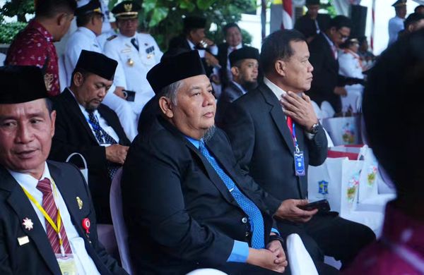 Pemerintah Kabupaten Inhil Mengikuti Apel Peringatan Hari OTDA Ke-XXVIII Yang dipimpin Mendagri Tito Karnavian